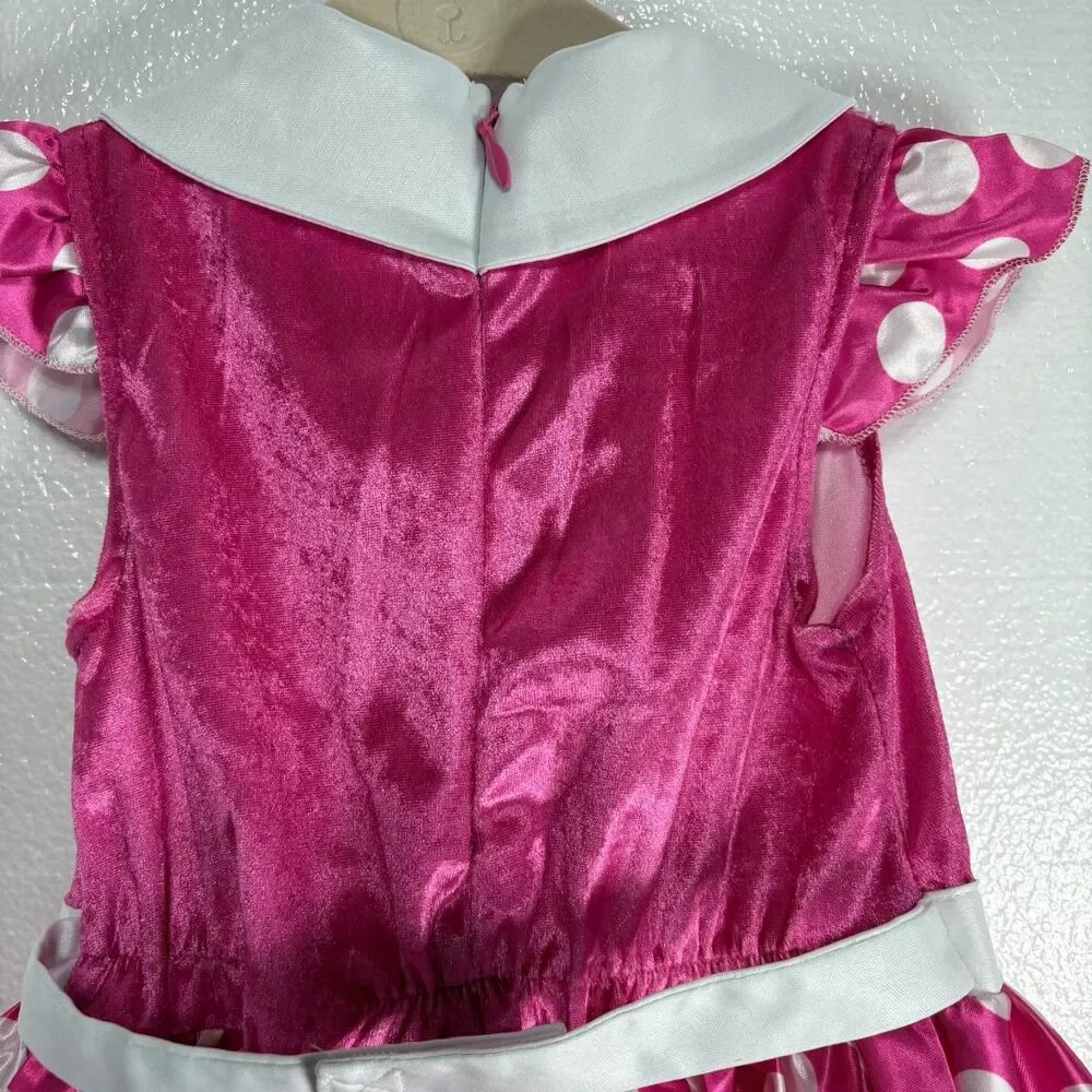 Disney Mickey and Friends Spirit Halloween Store Minnie Mouse Costume 3-4T Pink